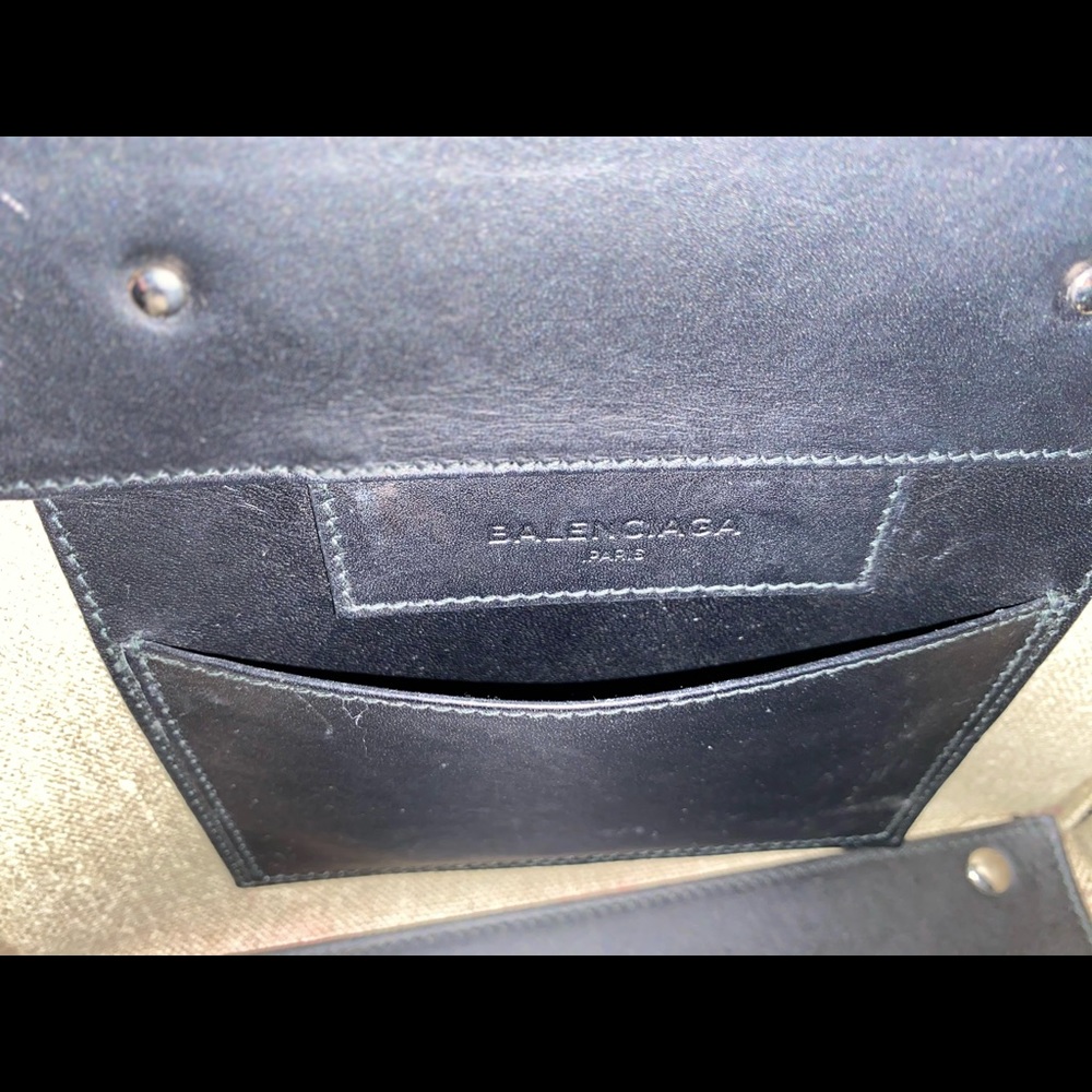 BALENCIAGA PAPIER A6 LEATHER TOTE BAG - Picture 6 of 6